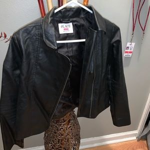 Leather jacket children